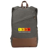 Sarcasm Primary Elements of Humor Cotton Canvas Backpack