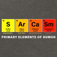 Sarcasm Primary Elements of Humor Cotton Canvas Backpack
