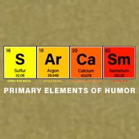 Sarcasm Primary Elements of Humor Garment-Dyed Women's Muscle Tee