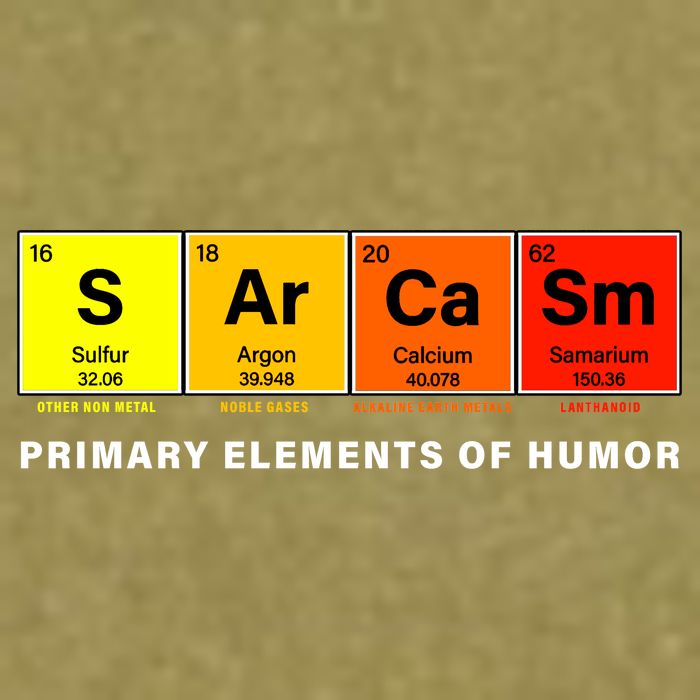 Sarcasm Primary Elements of Humor Garment-Dyed Women's Muscle Tee
