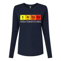 Sarcasm Primary Elements of Humor Womens Cotton Relaxed Long Sleeve T-Shirt