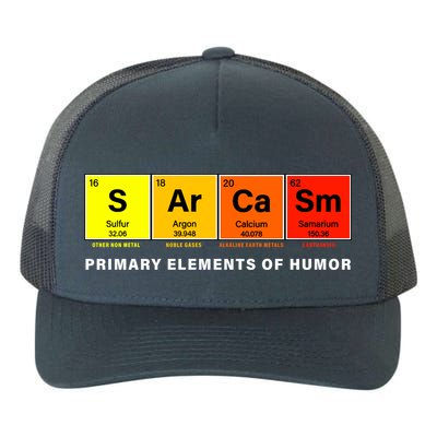 Sarcasm Primary Elements of Humor Yupoong Adult 5-Panel Trucker Hat