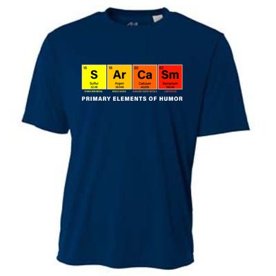 Sarcasm Primary Elements of Humor Cooling Performance Crew T-Shirt