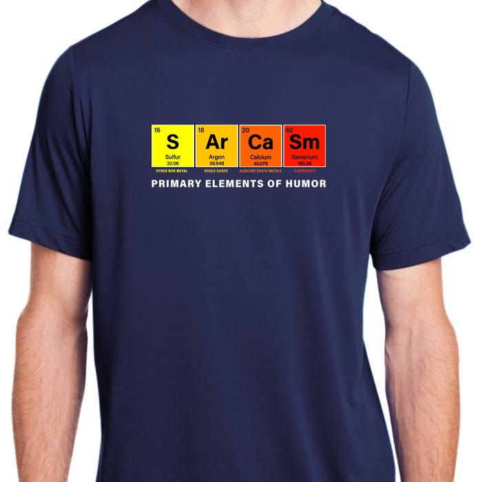 Sarcasm Primary Elements of Humor Adult ChromaSoft Performance T-Shirt