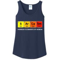 Sarcasm Primary Elements of Humor Ladies Essential Tank