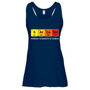 Sarcasm Primary Elements of Humor Ladies Essential Flowy Tank