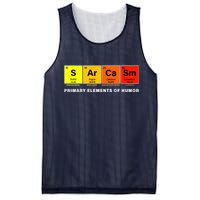 Sarcasm Primary Elements of Humor Mesh Reversible Basketball Jersey Tank