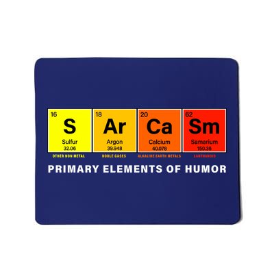 Sarcasm Primary Elements of Humor Mousepad