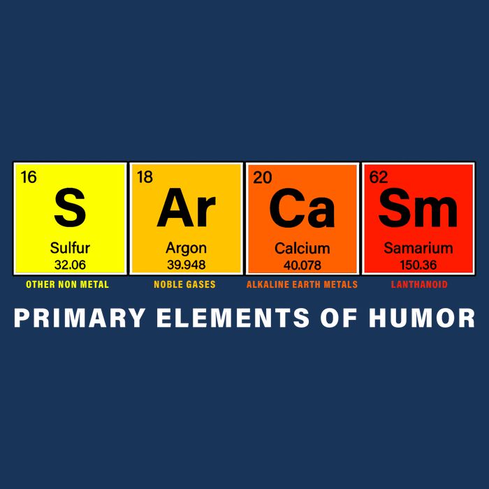 Sarcasm Primary Elements of Humor Toddler T-Shirt