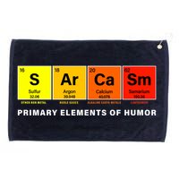 Sarcasm Primary Elements of Humor Grommeted Golf Towel