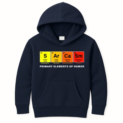 Sarcasm Primary Elements of Humor Kids Hoodie