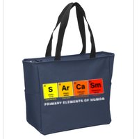Sarcasm Primary Elements of Humor Zip Tote Bag