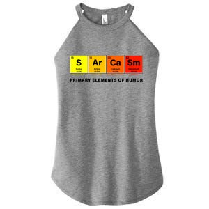 Sarcasm Primary Elements of Humor Women's Perfect Tri Rocker Tank