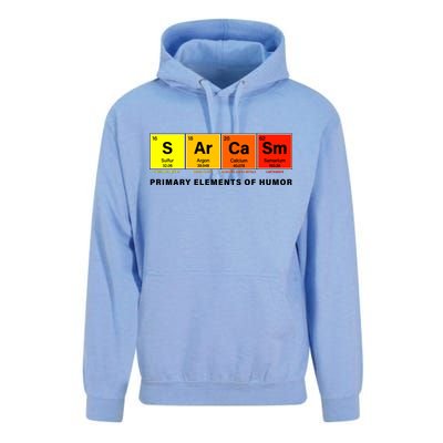 Sarcasm Primary Elements of Humor Unisex Surf Hoodie