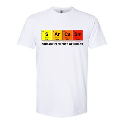 Sarcasm Primary Elements of Humor Softstyle CVC T-Shirt