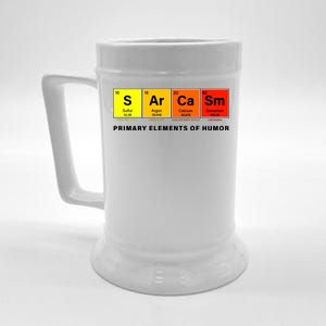 Sarcasm Primary Elements of Humor Beer Stein