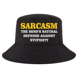 Sarcasm The Mind's Natural Defense Cool Comfort Performance Bucket Hat