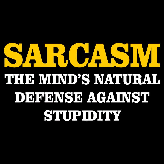Sarcasm The Mind's Natural Defense Sustainable Bucket Hat