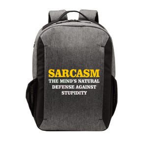 Sarcasm The Mind's Natural Defense Vector Backpack