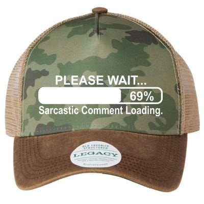 Sarcastic Comment Loading Legacy Tie Dye Trucker Hat