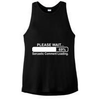 Sarcastic Comment Loading Ladies PosiCharge Tri-Blend Wicking Tank