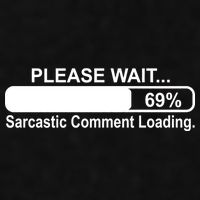 Sarcastic Comment Loading Ladies PosiCharge Tri-Blend Wicking Tank