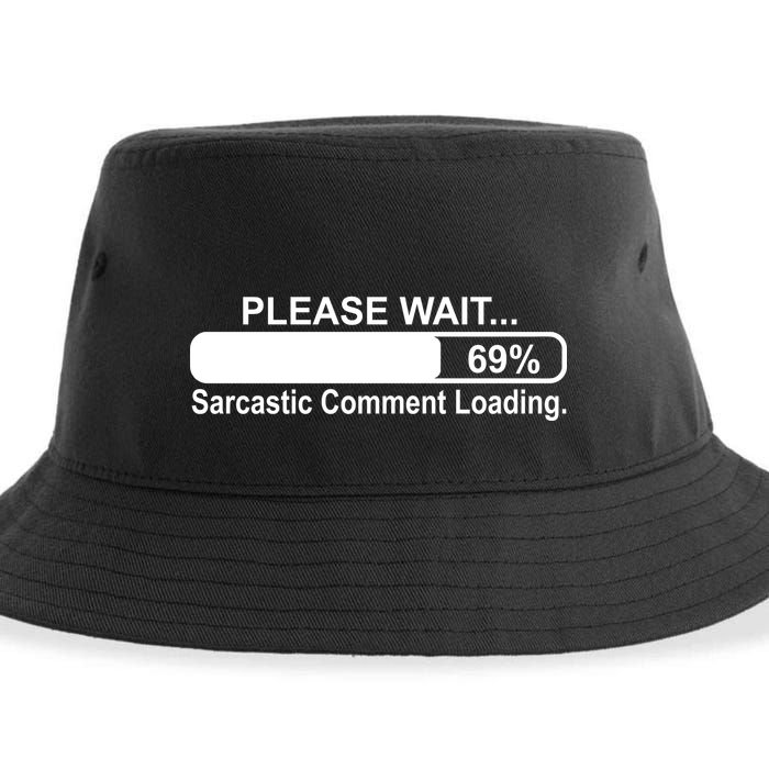 Sarcastic Comment Loading Sustainable Bucket Hat