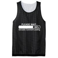 Sarcastic Comment Loading Mesh Reversible Basketball Jersey Tank