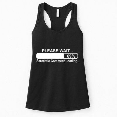 Sarcastic Comment Loading Womens Tank Top
