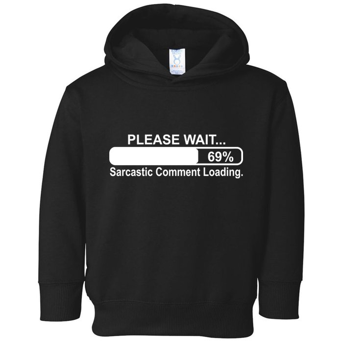 Sarcastic Comment Loading Toddler Hoodie