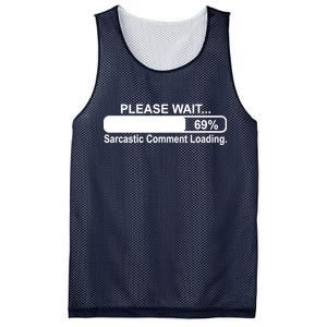 Sarcastic Comment Loading Mesh Reversible Basketball Jersey Tank