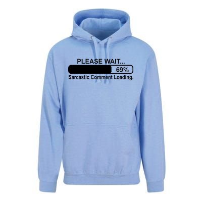 Sarcastic Comment Loading Unisex Surf Hoodie