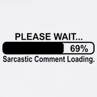 Sarcastic Comment Loading Garment-Dyed Sweatshirt