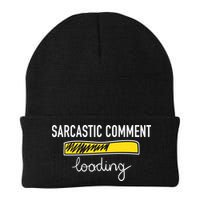 Sarcastic Comment Loading Funny Meme Beanie