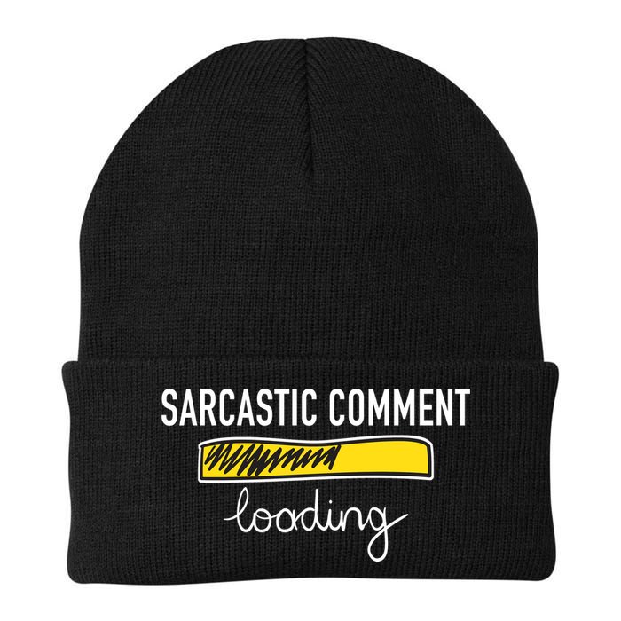 Sarcastic Comment Loading Funny Meme Beanie