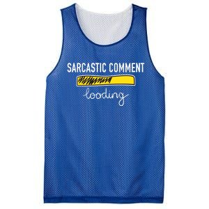 Sarcastic Comment Loading Funny Meme Mesh Reversible Basketball Jersey Tank