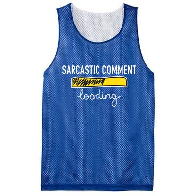 Sarcastic Comment Loading Funny Meme Mesh Reversible Basketball Jersey Tank