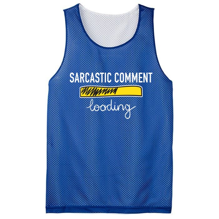 Sarcastic Comment Loading Funny Meme Mesh Reversible Basketball Jersey Tank