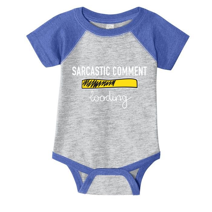 Sarcastic Comment Loading Funny Meme Infant Baby Jersey Bodysuit