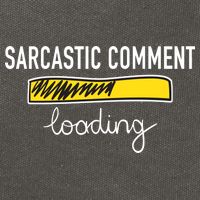 Sarcastic Comment Loading Funny Meme Cotton Canvas Backpack