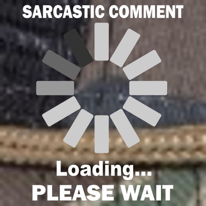 Sarcastic Comment Loading Please Wait Retro Rope Trucker Hat Cap