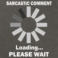 Sarcastic Comment Loading Please Wait Cotton Canvas Backpack