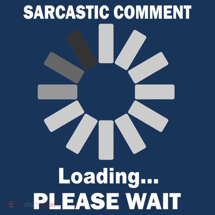 Sarcastic Comment Loading Please Wait Full-Length Apron With Pockets