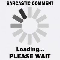 Sarcastic Comment Loading Please Wait Garment-Dyed Sweatshirt