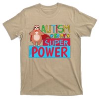 Sloth Autism Superpower Awarenesss T-Shirt