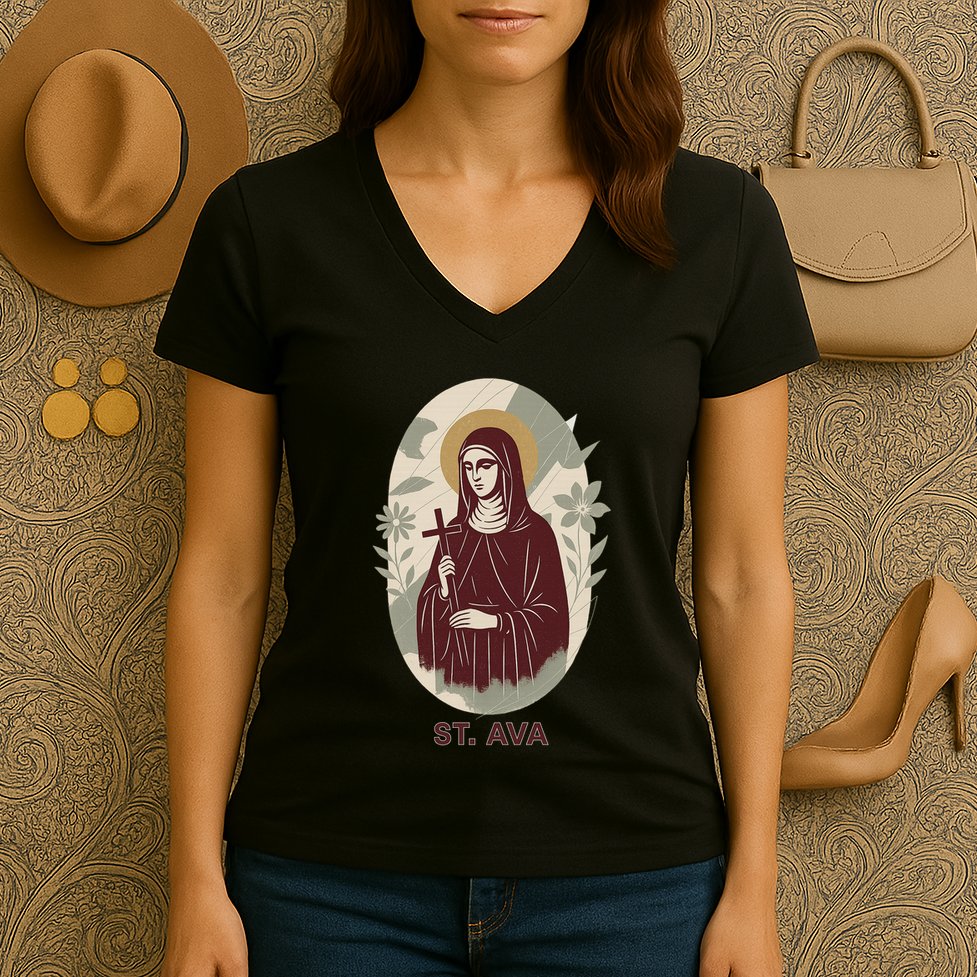Saint Ava Women's V-Neck T-Shirt