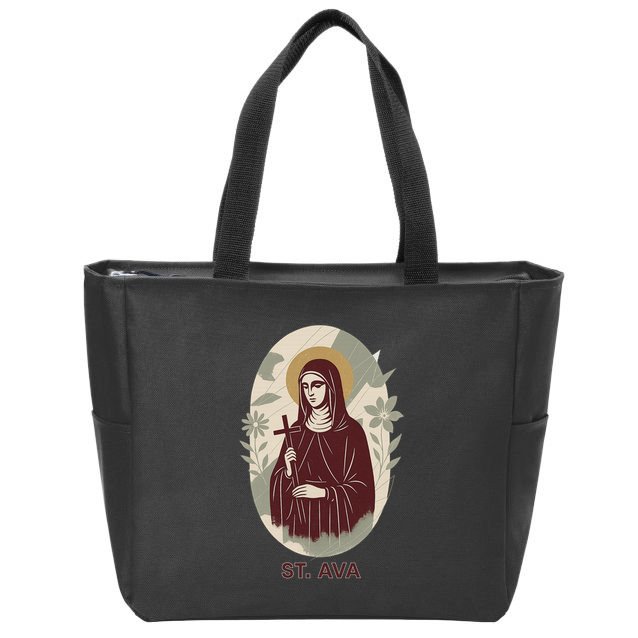 Saint Ava Zip Tote Bag