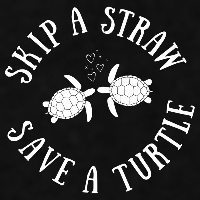 Skip A Straw Save A Turtle Cute Turtle Graphic Gift Ladies PosiCharge Tri-Blend Wicking Tank