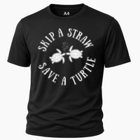Skip A Straw Save A Turtle Cute Turtle Graphic Gift Performance Shirt