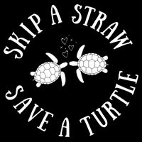Skip A Straw Save A Turtle Cute Turtle Graphic Gift Bucket Hat